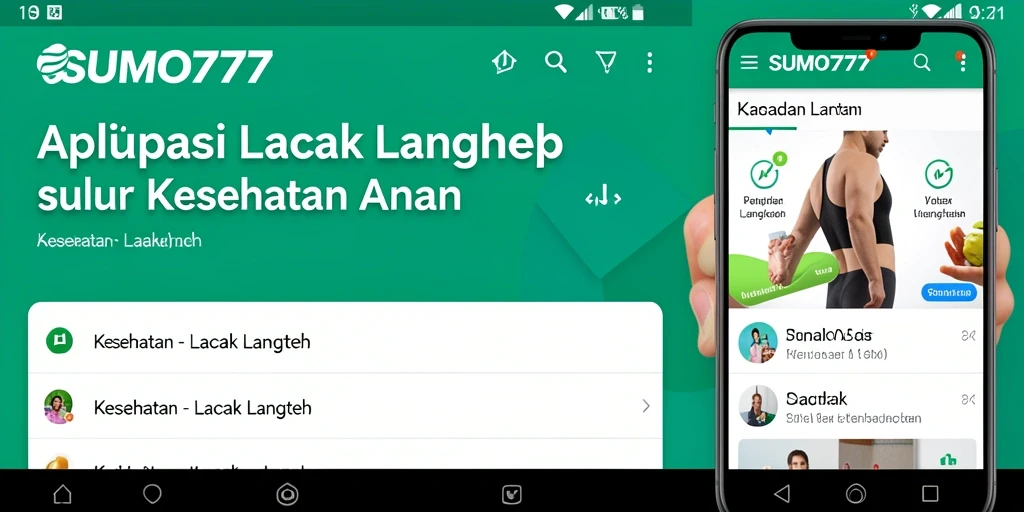 Tampilan antarmuka aplikasi Lacak Langkah yang intuitif dan menarik.